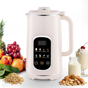 Máquina para Hacer Leche de Soya Automática con Temporizador de 1.2L, Máquina Multifuncional Portátil para Hacer Leche de Frutos Secos 8 en 1, Pantalla Táctil LED - Product Image 1