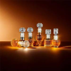 Luxury <strong>Mini</strong> Empty 50ml 100ml Decanter Vodka Glass Liquor Wine Spirit <strong>Bottle</strong> with Lid for Brandy Whisky - Product Image 4