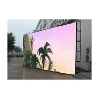 Açık P4.81 yüksek parlaklık Led ekran kabine 500*500 Mm kiralık reklam Led Video duvar