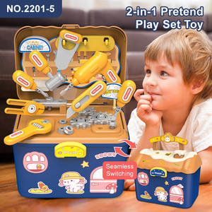 Kit de réparation de jeu d'imitation unisexe 2-en-1 personnalisé petite boîte de rangement pour maison établi modèle de jouet pour enfants en plastique garçons - Product Image 3