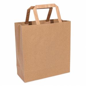 Bolsas de Regalo de Papel Kraft con Asas para Regalos, Mercancía Comercial, Venta al por Menor, Recuerdos de Fiesta de Cumpleaños, Bolsas de Papel Reciclado - Product Image 5