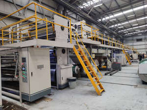 Tự động 3 5 7 ply sóng các tông dây chuyền sản xuất phim hoạt hình hộp máy làm - Product Image 4