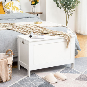 Baúl de Almacenamiento Blanco al por Mayor, Camión de Almacenamiento de Juguetes de Madera Blanca Moderna <span class=keywords><strong>para</strong></span> Organizar Juguetes, Caja de Almacenamiento de <span class=keywords><strong>Ropa</strong></span> de Madera, Banco de Almacenamiento - Product Image 5