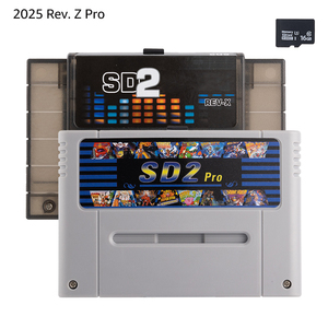 SD2 SNES Pro Flash Cart 1200 Trong 1 Retro 16 Bit Trò Chơi Hộp Mực Cho USA/Eur/Nhật Bản Phiên Bản Giao Diện Điều Khiển Với Pin - Product Image 3