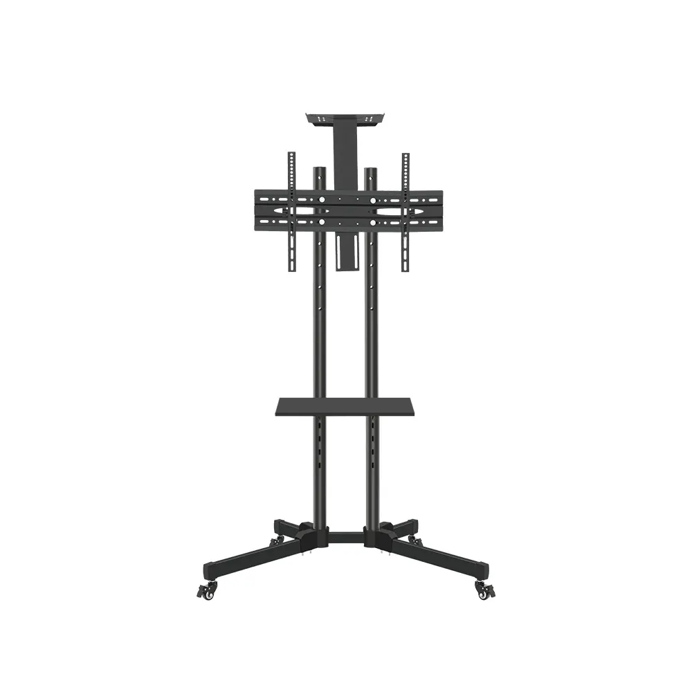 Factory Custom 32-65 Inch TV Support Bracket LCD TV Mobile TV Cart Stand Monitor Floor Stand