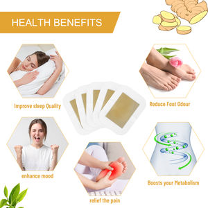 MOUPIN Patchs Détoxifiants aux Herbes de Gingembre pour les Pieds, 20 Pièces/Boîte pour Femmes - Routine de Soin des Pieds en Gros - Product Image 2