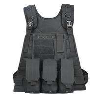 Gilet tactique multifonctionnel noir pour équipement et fournitures de sécurité – En vente