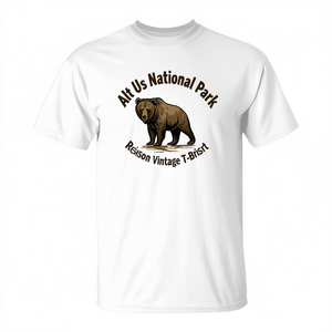 Camiseta Alt Us National Park Resist Service, camiseta vintage de Bison - Product Image 2