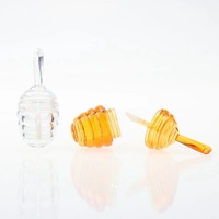 Base de gloss vegan en plastique vide en forme de nid d'abeille, tubes de gloss en forme de nid d'abeille