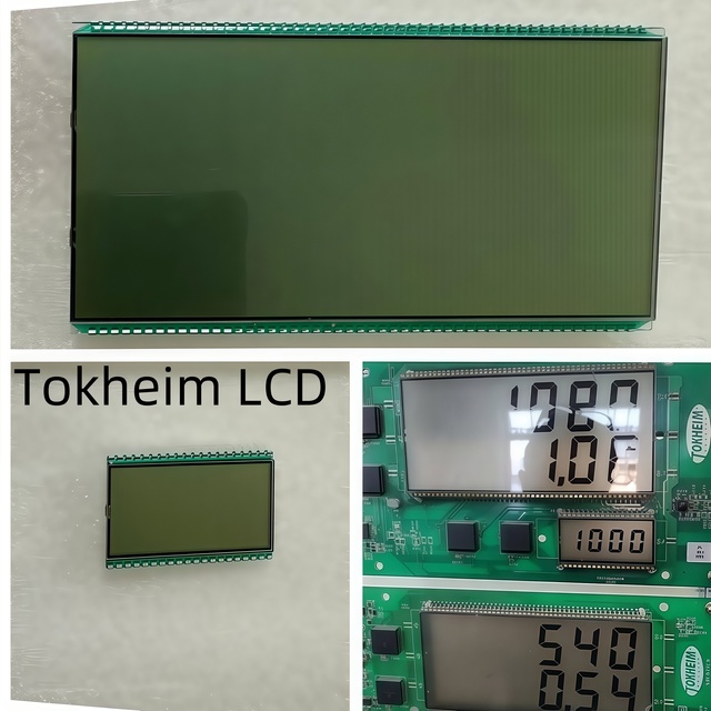 Tokheim Wayne Gilbarco Tatsuno Gda Liquid Crystal Display 12 digit 100 PIN HTN LCD Display