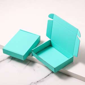 Petites boîtes en carton ondulé recyclé avec gaufrage et personnalisation pour l'expédition et l'emballage de la documentation et des enveloppes - Product Image 5