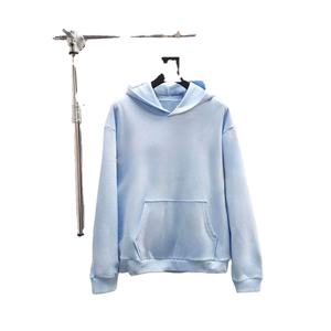 Fabrication de sweat à capuche unisexe personnalisé en polaire à épaules tombantes sweats à capuche pour hommes vierges - Product Image 4