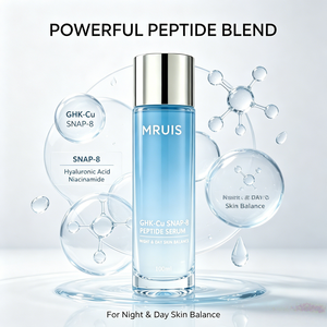 Sérum Peptidique GHK-Cu SNAP-8 100ml, Essence Visage Jour et Nuit Équilibrante, Anti-Âge, Hydratante et Réparatrice pour <span class=keywords><strong>Tous</strong></span> Types de Peau MRUIS OEM - Product Image 6