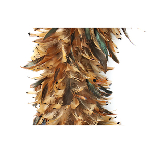 Vente <span class=keywords><strong>en</strong></span> Gros Rock Coq Faisan Plume Bijoux Accessoires Coiffe Rotin Noir Et Blanc Guirlande <span class=keywords><strong>De</strong></span> Noël - Product Image 4