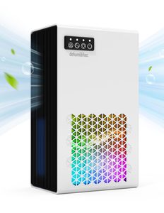 Deshumidificador Silencioso de 95 Oz con Apagado Automático y Luz Ambiental para Casa, RV, Dormitorio, Sala de Estar - Product Image 1