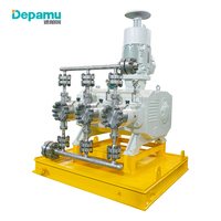 Pompa Diafragma Listrik Tekanan Tinggi DEPAMU 3HD120D-MSBD4.1-25-X untuk Industri Kimia Halus