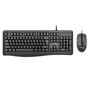 Great <b>Wall</b> MK860 <b>Wired</b> Keyboard Mouse Combo 104 Keys Usb English Multimedia Business Office - Product Image 1