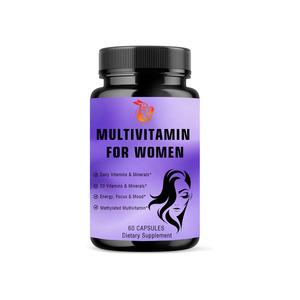 Multivitamínico de Alta Calidad para Mujeres en Cápsulas, 20 Vitaminas y Minerales, Apoya la Energía y Vitalidad, Cabello, Piel y Uñas - Product Image 1