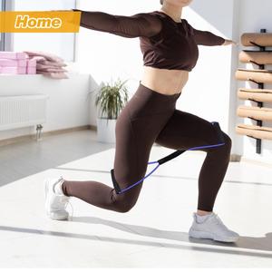 Bande da allenamento stampate per Fitness e allenamento per palestra da 35 libbre nere da palestra in TPE e lattice - Product Image 1