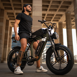 Vélo électrique tout-terrain 250W avec pneus larges de 20 pouces, batterie 48V 17Ah, vitesse 25km/h, freins à disque, livraison directe OEM depuis un entrepôt UE/Royaume-Uni - Product Image 1