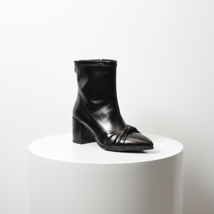 <span class=keywords><strong>Stivaletti</strong></span> da Donna Autunno/Inverno con Tacco a Spillo Francese, Tacco Quadrato Grosso, Resistenti all'Usura, con Fodera in PU che Aumenta l'Altezza - Product Image 5