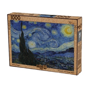 Blue Mermaid 1000-Piece Wooden Jigsaw Puzzle - Artistic Brain Teaser With Poster Reference