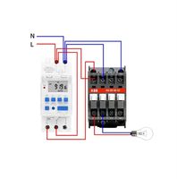Interruptor de tiempo digital de ciclo automático de 16A con carcasa de plástico programable de 17 ajustes para electrodomésticos