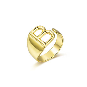 Anillo de compromiso con letras del <span class=keywords><strong>Señor</strong></span> de cobre, elegante, barato - Product Image 2