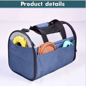 Free Sample Pet <b>Carrier</b> Airline Approved <b>Soft</b> Sided for Medium Puppy and <b>Cats</b> Portable Pet Travel Bag - Product Image 4