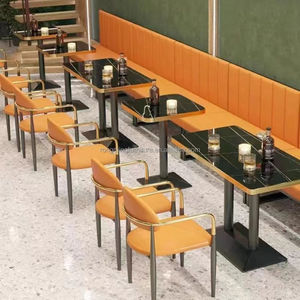 Nhà hàng đồ nội thất thiết lập giá tốt phong cách bàn kính rắn Bar ghế cho quán cà phê thanh lịch và khá cài đặt - Product Image 4