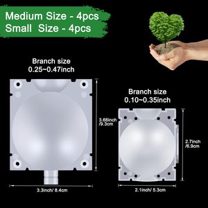 Small Size 5cm Diameter Rooting <strong>Propogation</strong> Plant Rooting Ball Grafting Rooting Growing Box - Product Image 5