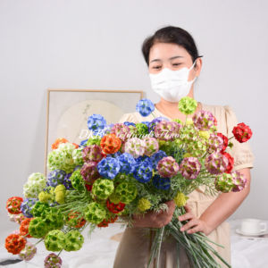 Wholesale Silk Artificial Loose Flower Bouquet artificial flower loose bucnh Colorful Loose Flowers - Product Image 4