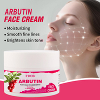Crème Visage Éclaircissante OEM à Marque Blanche Alpha Arbutine Niacinamide Acide Hyaluronique Vitamine E pour l'Élimination des Taches Cutanées