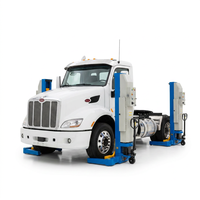 Maxima FC75W CE-Zertifizierte Vier-Säulen-Mobilhebebühne für LKW Drahtlose Hydraulische Schwerlast-Fahrzeugwartungshebebühne