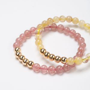 Classique 6mm Naturel Rond Perlé Bracelet Mixte Or Hématite Quartz Style Bouddhiste Bracelet Élastique Bas <span class=keywords><strong>Prix</strong></span> - Product Image 6