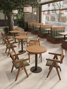 Tavolo Rettangolare in Marmo con Base in Metallo Stabile, Sedie in Legno Curvato, Rivestimento in Rattan, Arredamento <span class=keywords><strong>per</strong></span> Ristoranti - Product Image 5