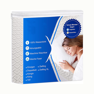 Couvre-<span class=keywords><strong>matelas</strong></span> à ressorts ensachés <span class=keywords><strong>Drap</strong></span> <span class=keywords><strong>de</strong></span> lit imperméable en jacquard <span class=keywords><strong>de</strong></span> bambou Protège-<span class=keywords><strong>matelas</strong></span> - Product Image 1