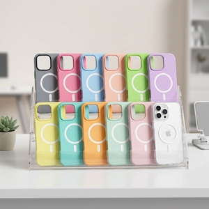 เคสโทรศัพท์ซิลิโคน TPU สำหรับ <span class=keywords><strong>iPhone</strong></span> 17 <span class=keywords><strong>Pro</strong></span> <span class=keywords><strong>Max</strong></span> สีมาการอง <span class=keywords><strong>12</strong></span> สี แบบ OEM ป้องกันการกระแทก ขายส่ง - Product Image 3