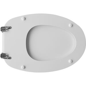 Vavid America - Funda para asiento de inodoro con diseño moderno europeo, de bambú y PP, de liberación rápida, para baño, forma alargada - Product Image 2