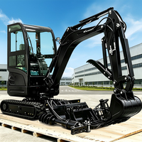 Mini Excavator CE 1 Ton, Mesin Penggali Kecil untuk Dijual, Harga Grosir, Pasokan Langsung Pabrik untuk Pasar Uni Eropa, Penggunaan Konstruksi dan Pertanian