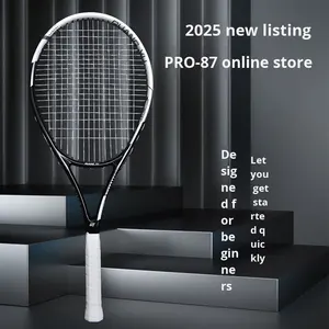 Racchetta da <span class=keywords><strong>Tennis</strong></span> in Fibra di Carbonio Gy-87 per Adulti Principianti Livello Intermedio Alta Elasticità Allenamento Uso Studenti Universitari Singola - Product Image 1