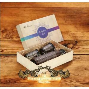 Botella de agua de cobre hecha a mano de calidad superior con juego de vidrio con pulido suave, lo mejor para regalos y uso Personal para exportación a granel - Product Image 2