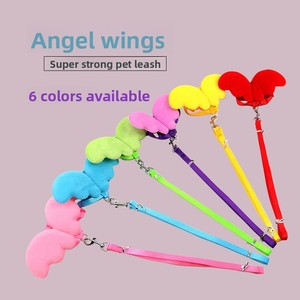 Correa de Nylon con Alas de Ángel <span class=keywords><strong>para</strong></span> Mascotas, <span class=keywords><strong>para</strong></span> <span class=keywords><strong>Conejos</strong></span> y Gatos, Longitud Ajustable, Correa <span class=keywords><strong>para</strong></span> el Pecho - Product Image 1