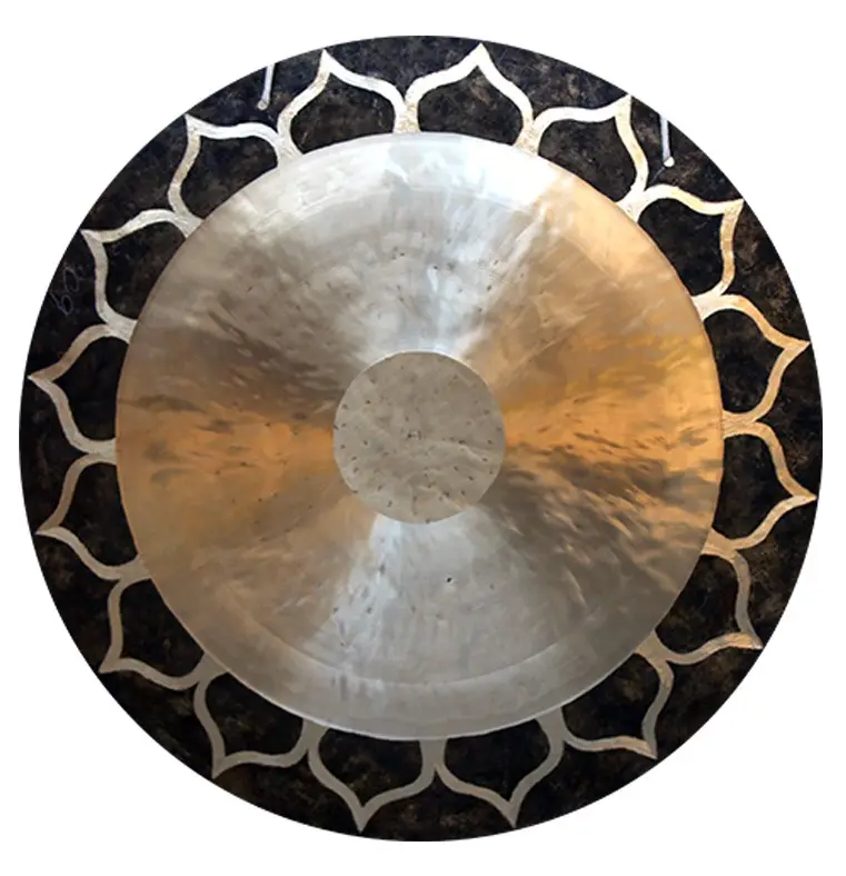 Arborea-anillo de acero inoxidable con forma de flor de loto, anillo de 34 '', de china