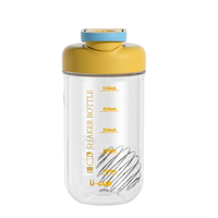 Gourde Sportive Portable en Tritan Sans BPA, Sûre pour les Aliments, Anti-Fuite, Compatible Lave-Vaisselle, à Boire Directement, Réutilisable, Idéale pour la Rentrée Scolaire des Filles et des Enfants