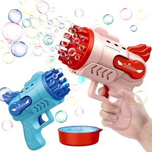 Máquina automática de pistola de burbujas de 12 agujeros, burbujas personalizadas para niños, juguetes de verano al aire libre para jugar - Product Image 1