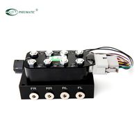 Katup Solenoid Suspensi Udara Accuair VU4 NPT3/8 Dengan Kotak Kontrol Saklar