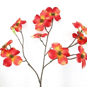 Tige de fleurs artificielles de <span class=keywords><strong>cornouiller</strong></span> de 68cm de long Décor <span class=keywords><strong>à</strong></span> la maison Fleurs de <span class=keywords><strong>cornouiller</strong></span> Spray - Product Image 4