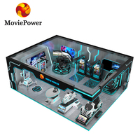 Machine de divertissement VR 9D Zone de divertissement Équipement VR Parc à thème Simulateur de jeux VR Terrain de jeux pour enfants intérieur Machine de jeu d'arcade