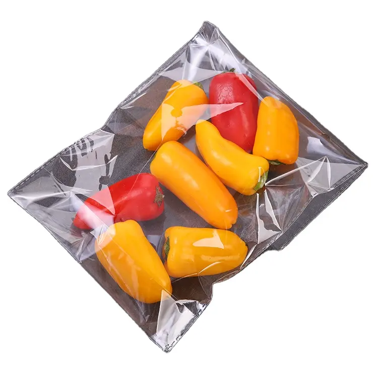 Plastique poivron sac D'emballage Personnalisé légumes Sac auto-adhésif